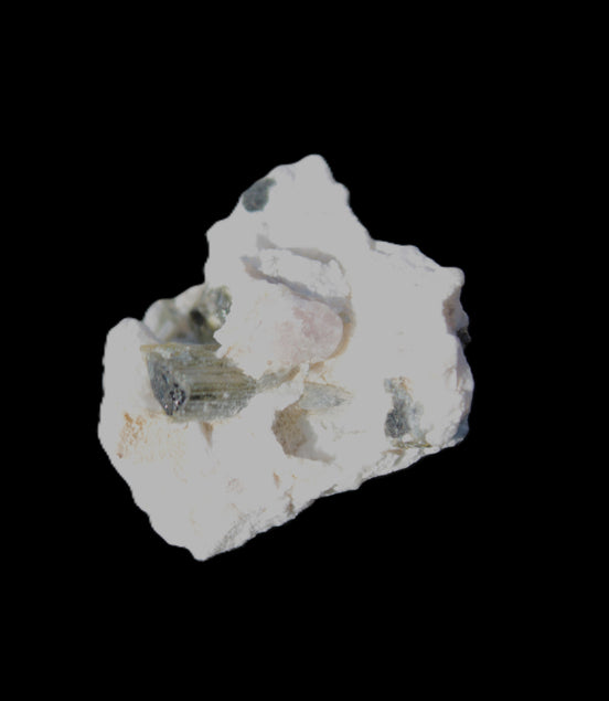 Olive Green with Pink Tourmaline in matrix 41.5ct 8.2g Rocks and Things