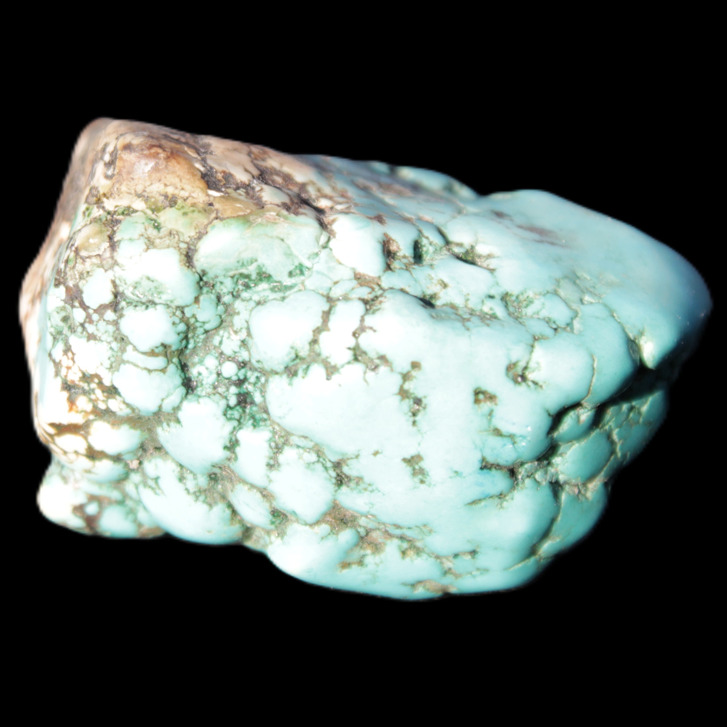 Persian Turquoise 32*42mm 52.3g in sunlight - Rocks and Things Store