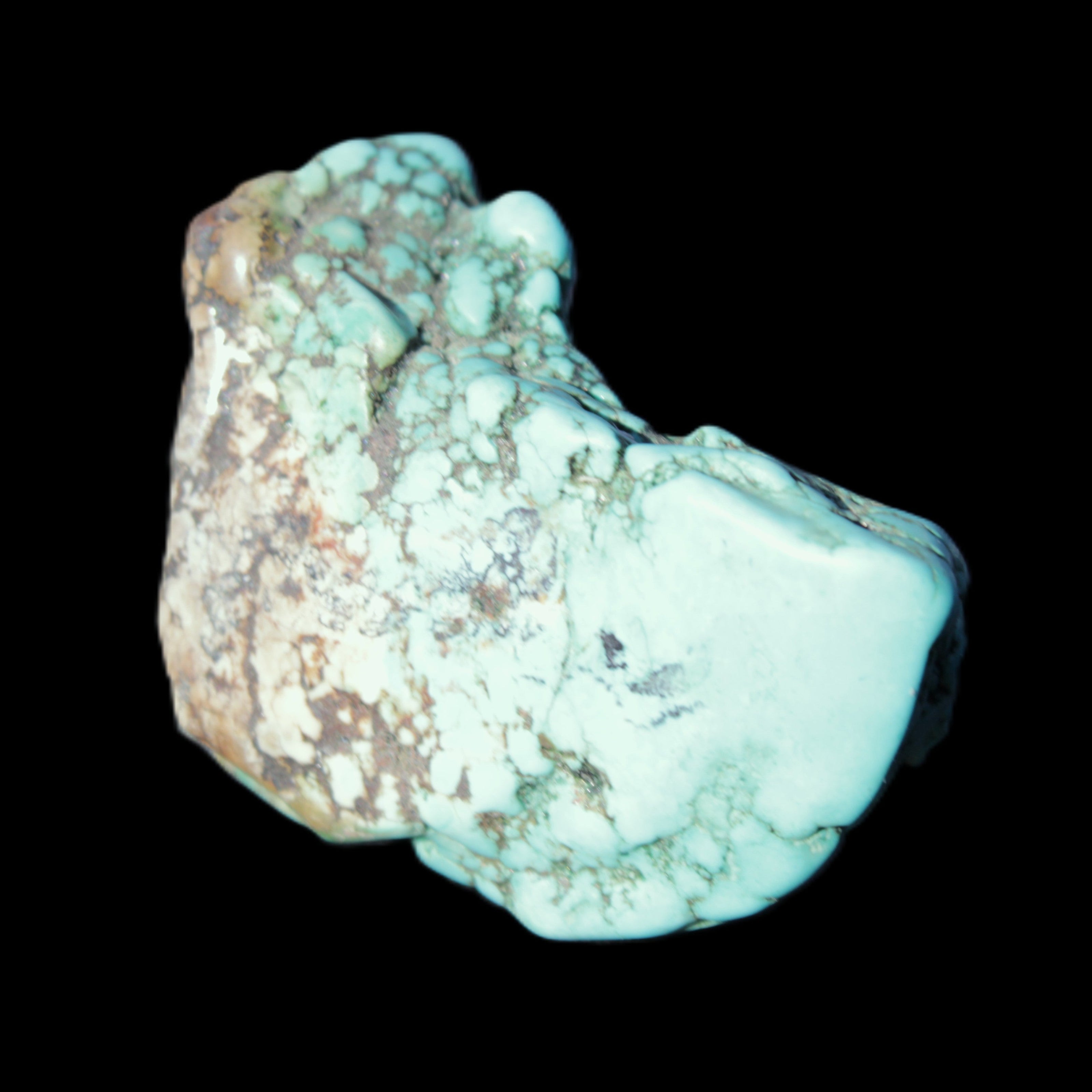 Persian Turquoise 32*42mm 52.3g in sunlight - Rocks and Things Store