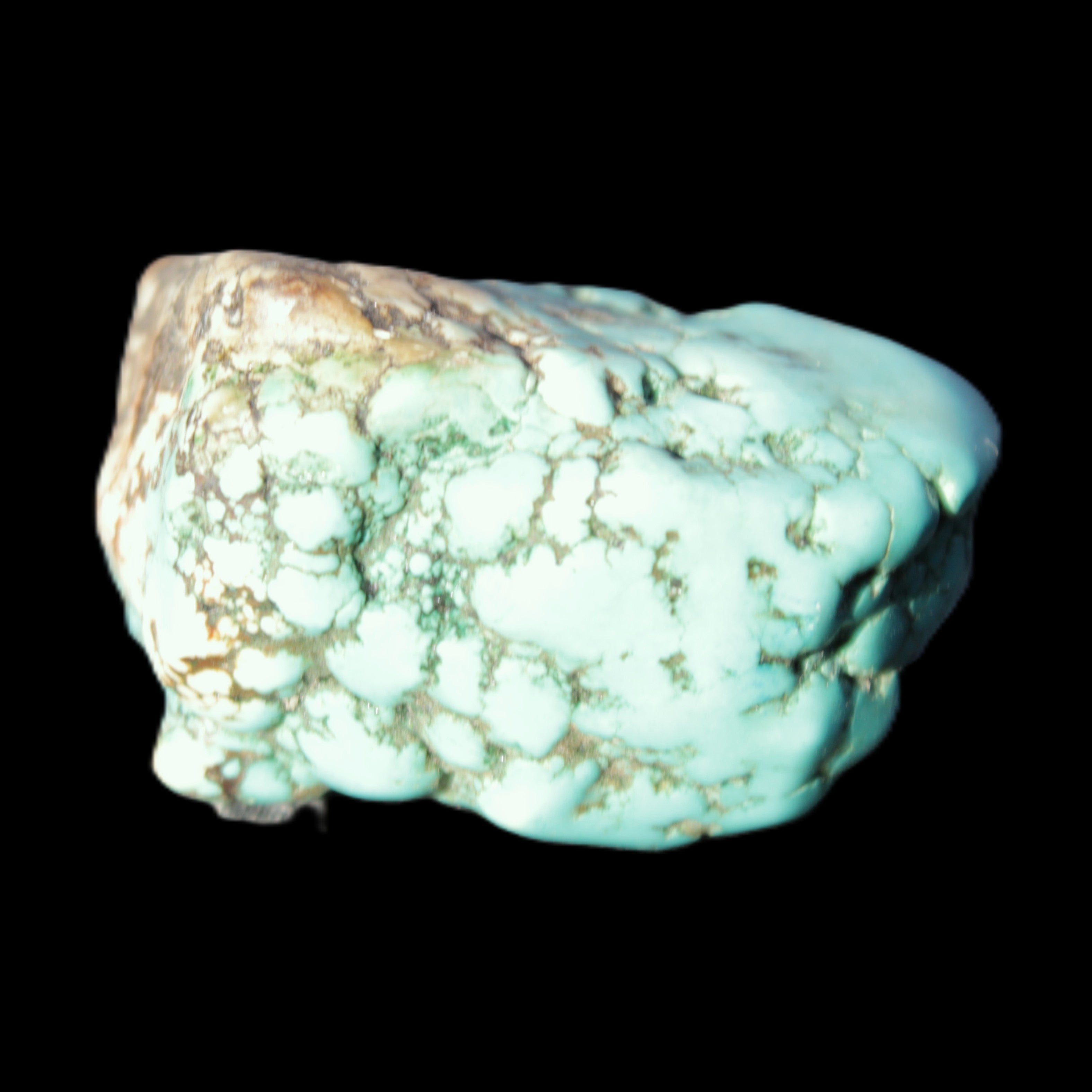 Persian Turquoise 32*42mm 52.3g in sunlight - Rocks and Things Store