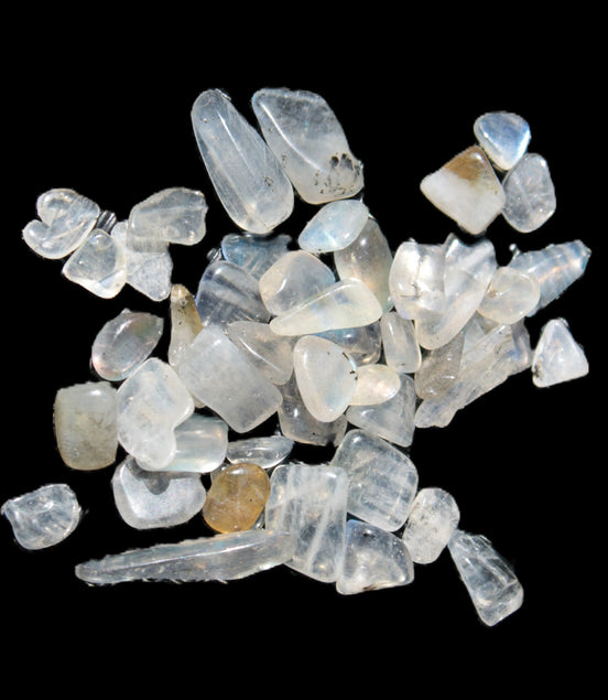 Labradorite Moonstone polished chips 10g Rocks and Things