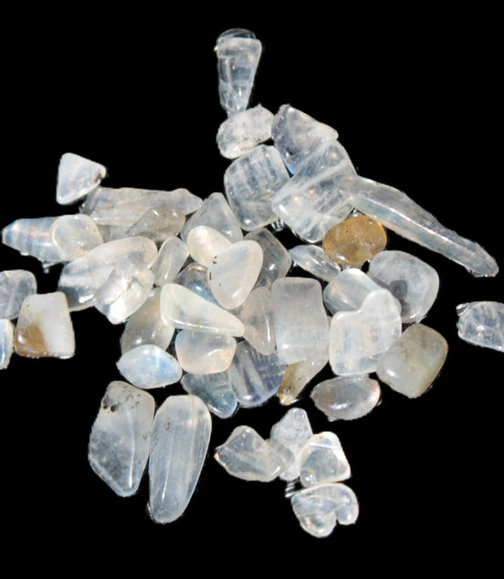 Labradorite Moonstone polished chips 10g Rocks and Things