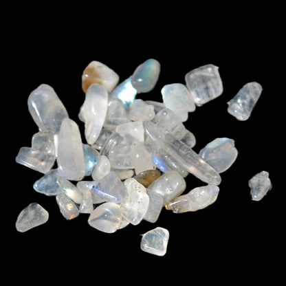 Labradorite Moonstone polished chips 10g Rocks and Things