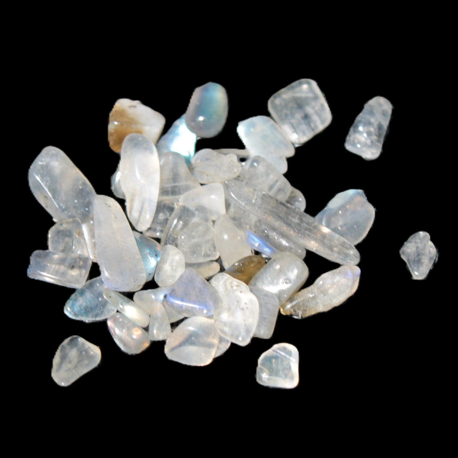 Labradorite Moonstone polished chips 10g Rocks and Things