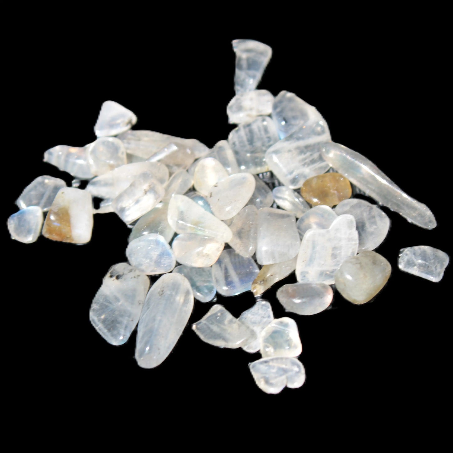 Labradorite Moonstone polished chips 10g Rocks and Things