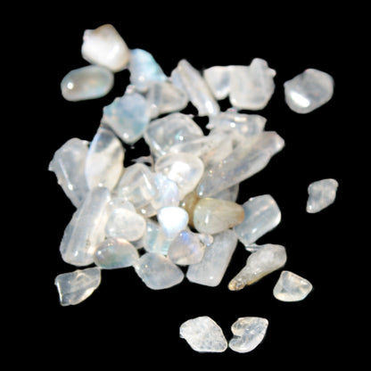 Labradorite Moonstone polished chips 10g Rocks and Things