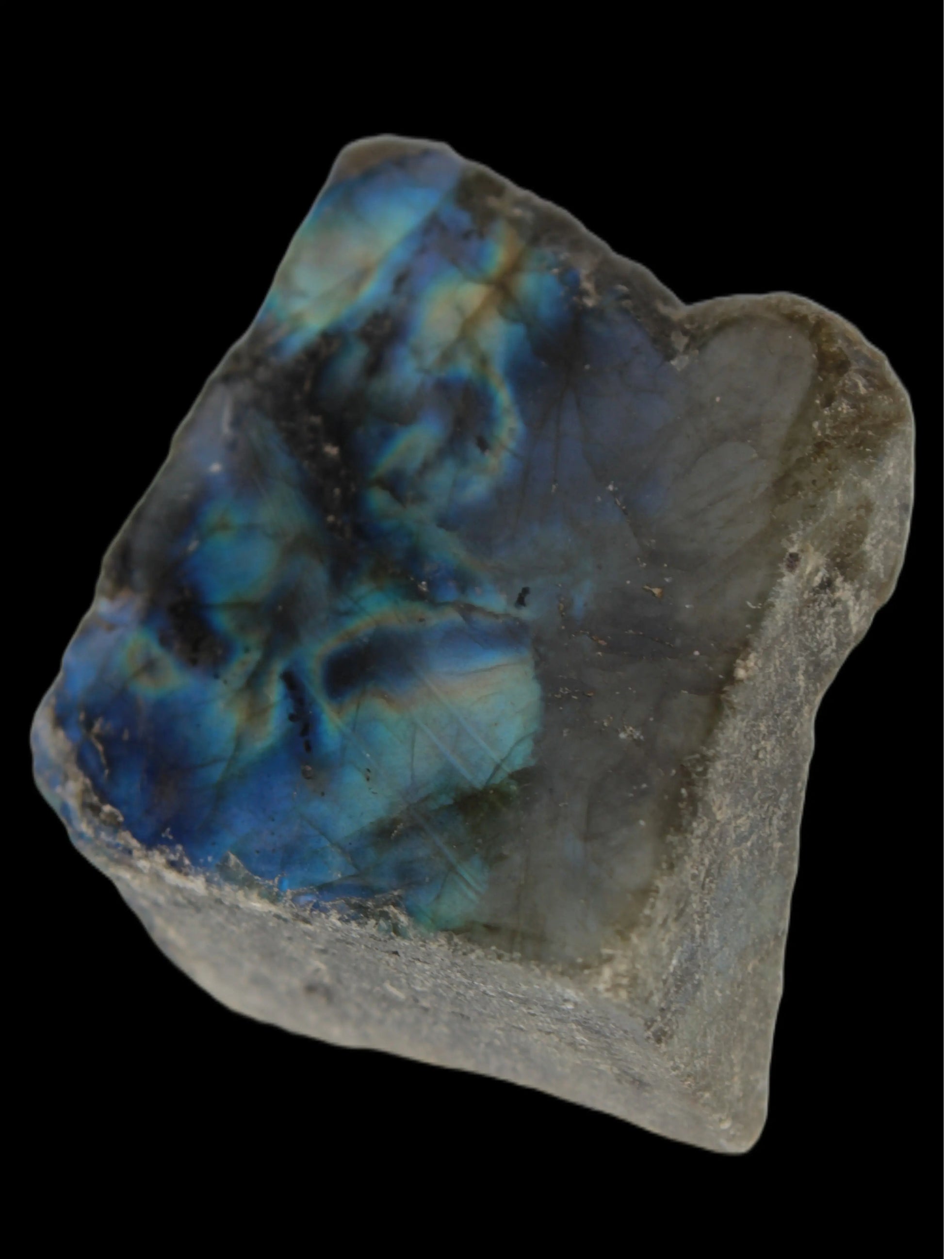 Labradorite natural and polished 83g Rocks and Things Store