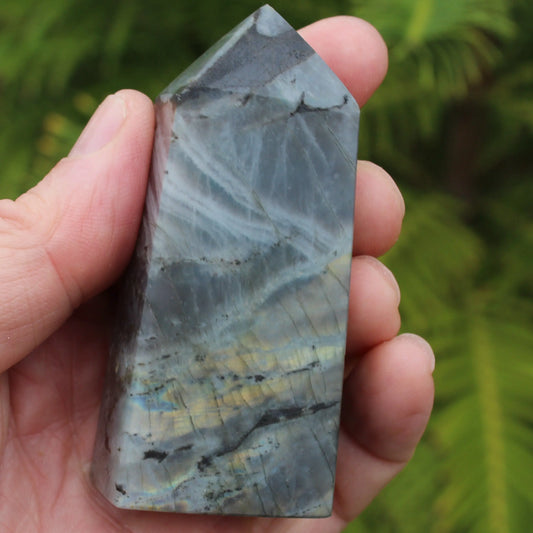 Labradorite obelisk 137g Rocks and Things