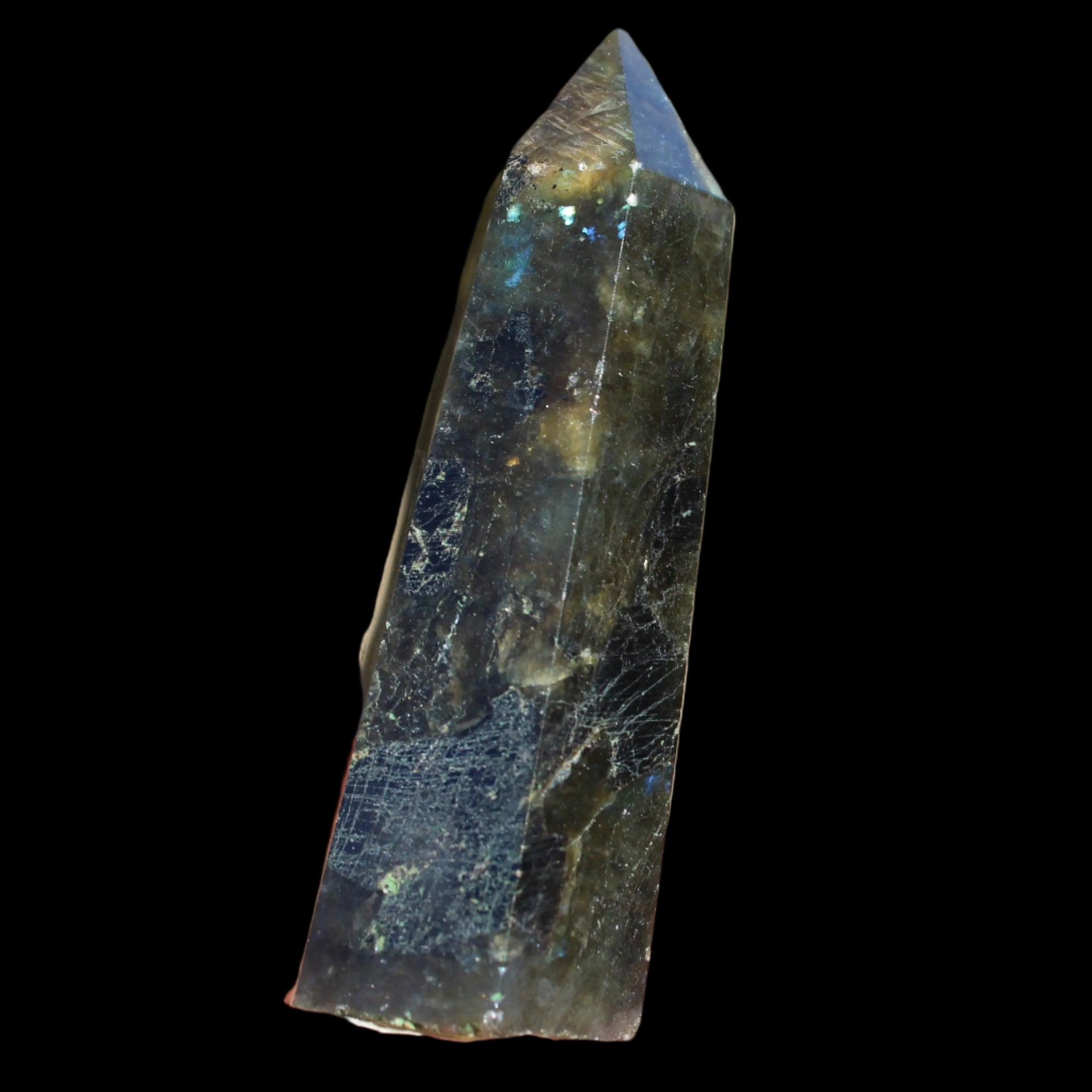 Labradorite wand 38g in sunlight - Rocks and Things Store