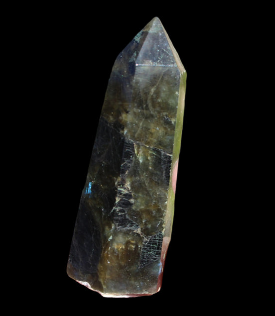 Labradorite wand 38g in sunlight - Rocks and Things Store