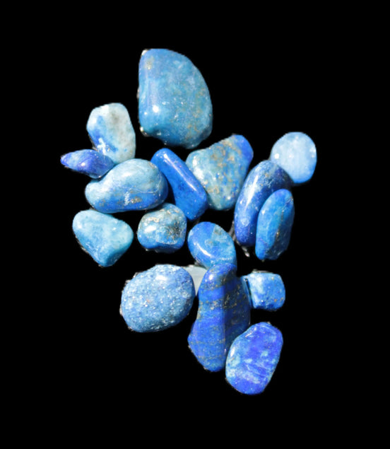 Lapis Lazuli 15 tiny polished stones 8-10g Rocks and Things