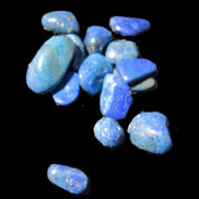 Lapis Lazuli 15 tiny polished stones 8-10g Rocks and Things