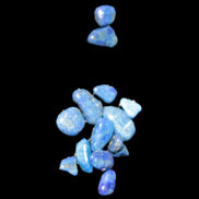 Lapis Lazuli 15 tiny polished stones 8-10g Rocks and Things