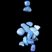 Lapis Lazuli 15 tiny polished stones 8-10g Rocks and Things