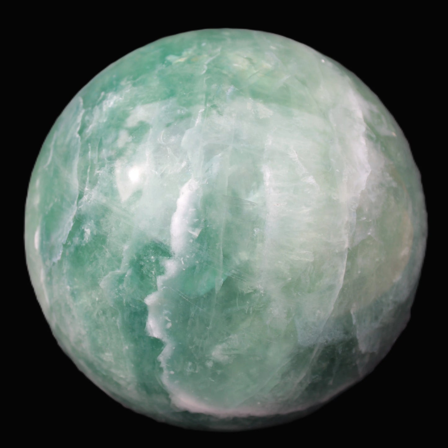 Large Green Fluorite sphere 2563g Rocks and Things