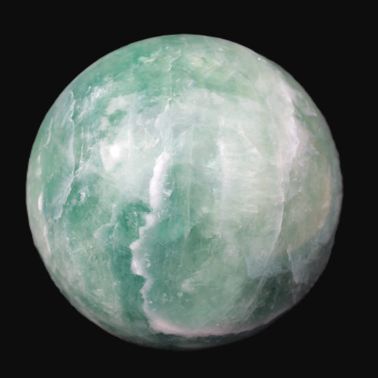 Large Green Fluorite sphere 2563g -Rocks and Things Store