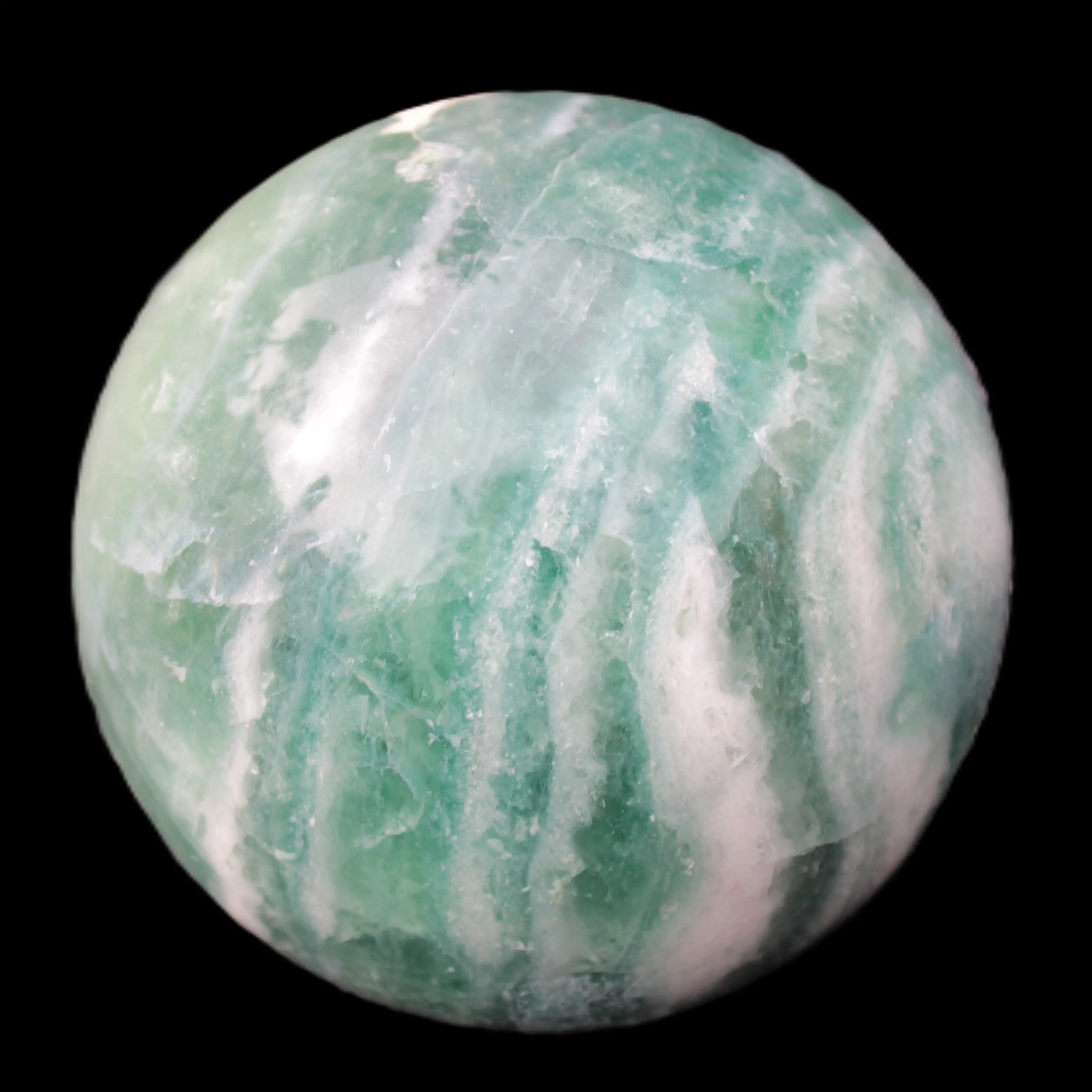 Large Green Fluorite sphere 2563g -Rocks and Things Store