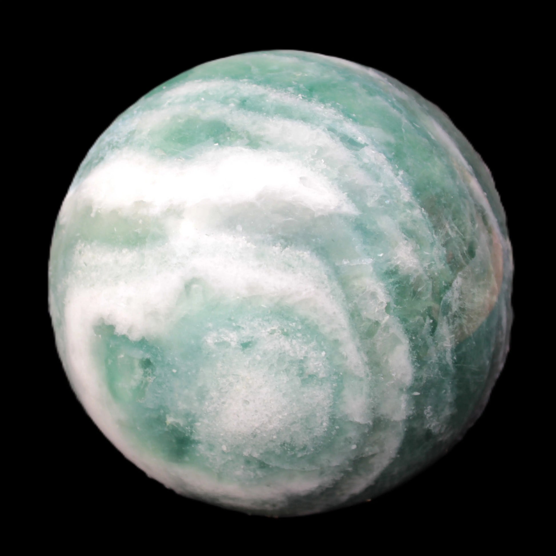 Large Green Fluorite sphere 2563g Rocks and Things