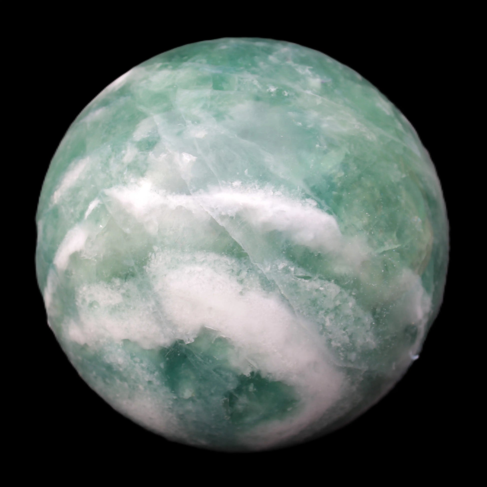 Large Green Fluorite sphere 2563g Rocks and Things