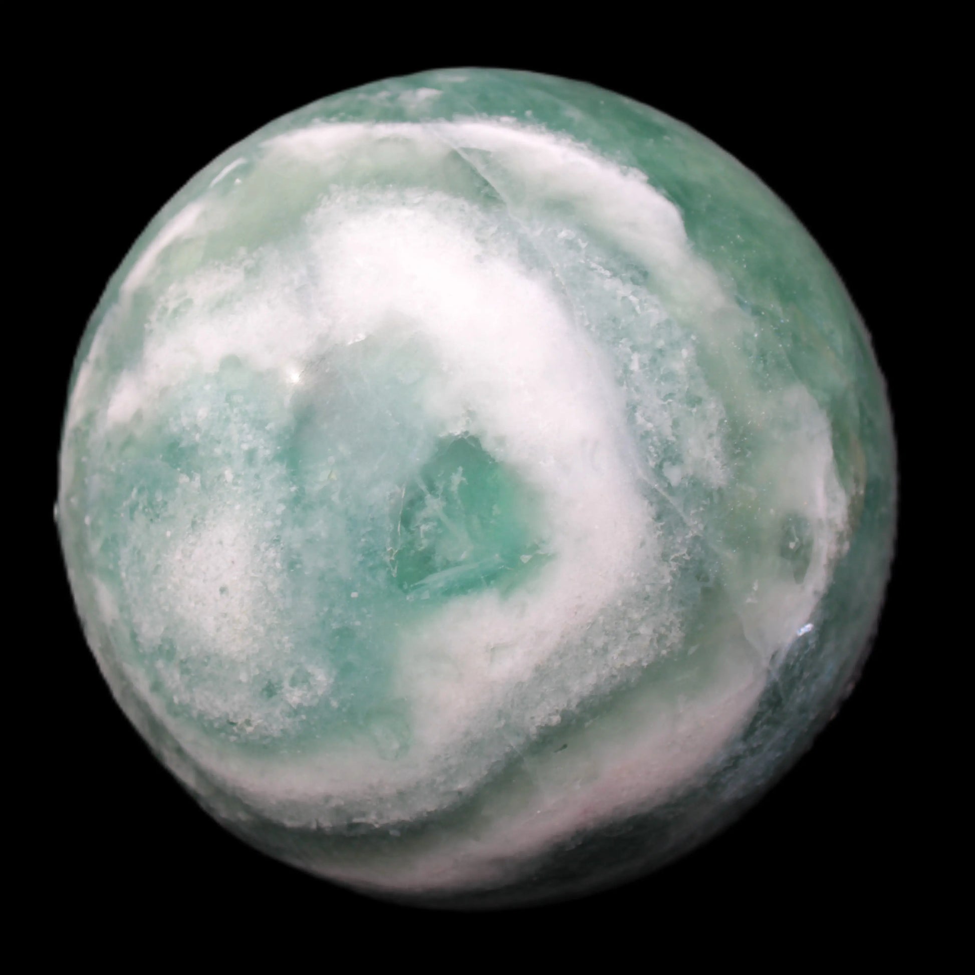 Large Green Fluorite sphere 2563g Rocks and Things