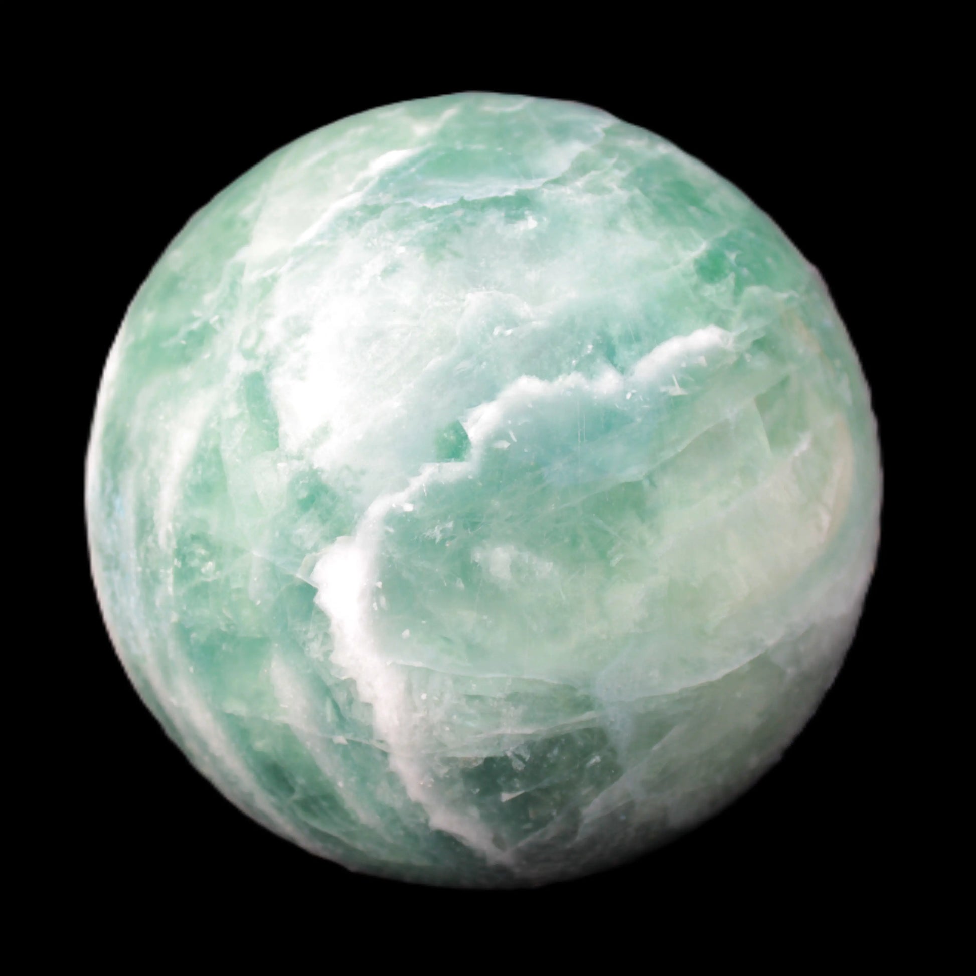 Large Green Fluorite sphere 2563g Rocks and Things