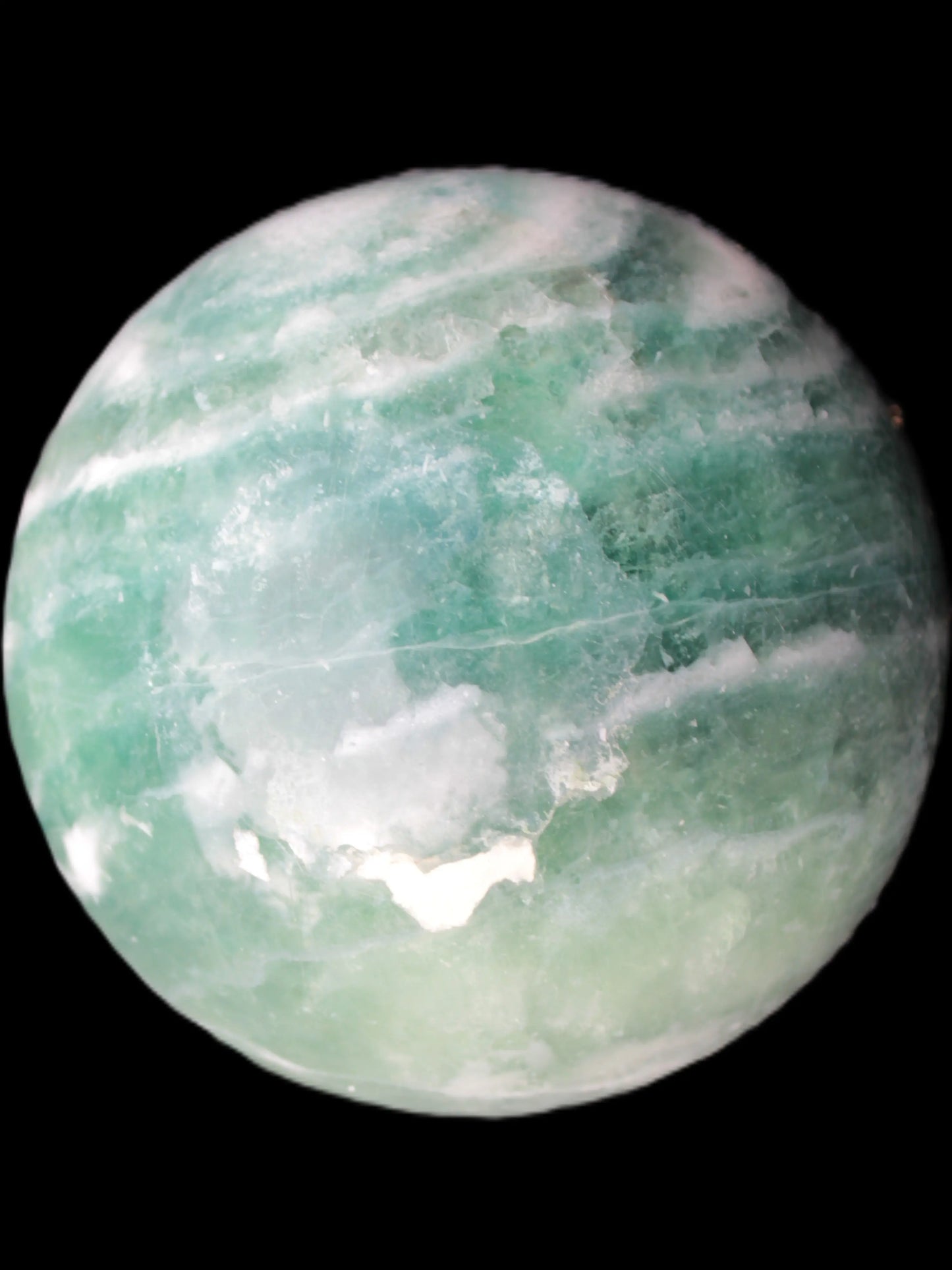 Large Green Fluorite sphere 2563g Rocks and Things