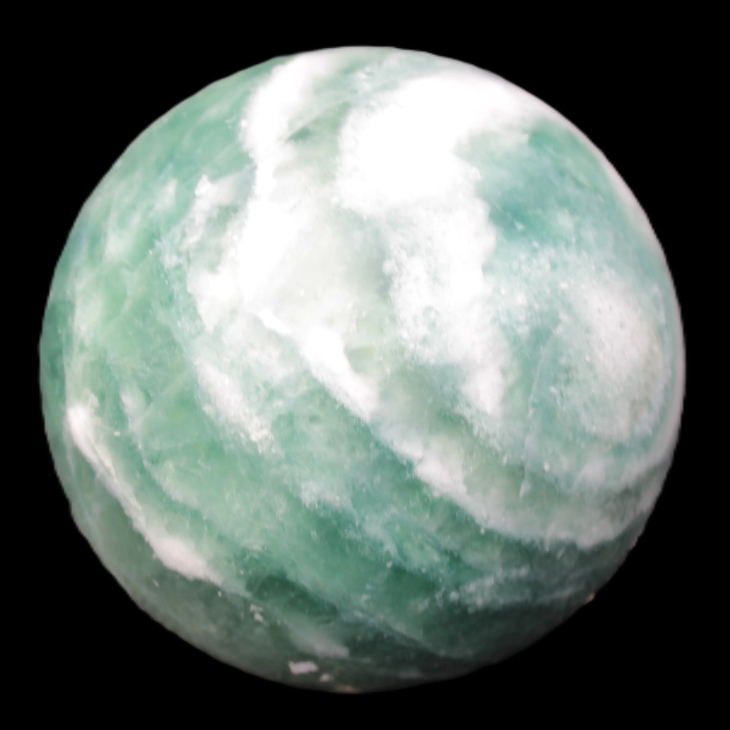 Large Green Fluorite sphere 2563g Rocks and Things Store