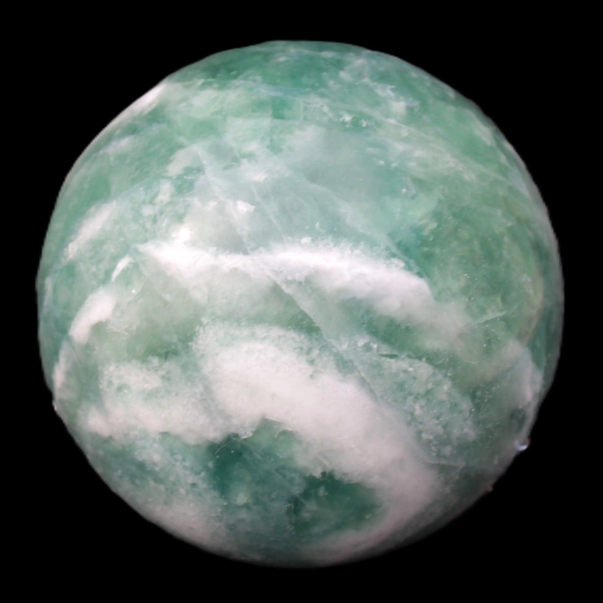 Large Green Fluorite sphere 2563g Rocks and Things Store