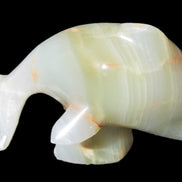 Leaping Dolphin hand-carved Afghan Jade 206.3g Rocks and Things