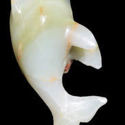 Leaping Dolphin hand-carved Afghan Jade 206.3g Rocks and Things