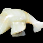 Leaping Dolphin hand-carved Afghan Jade 206.3g Rocks and Things