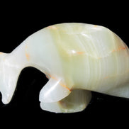 Leaping Dolphin hand-carved Afghan Jade 206.3g Rocks and Things