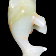 Leaping Dolphin hand-carved Afghan Jade 206.3g Rocks and Things