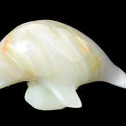 Leaping Dolphin hand-carved Afghan Jade 206.3g Rocks and Things