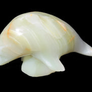 Leaping Dolphin hand-carved Afghan Jade 206.3g Rocks and Things