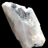 Lemurian Smoky Quartz with tiny Bridge Aquamarine and Blue Tourmaline 136.2 ct 27.2g Rocks and Things Store