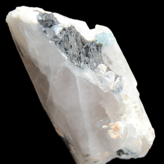 Lemurian Smoky Quartz with tiny Bridge Aquamarine and Blue Tourmaline 136.2 ct 27.2g Rocks and Things Store