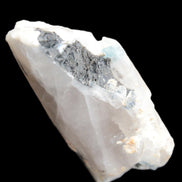 Lemurian Smoky Quartz with tiny Bridge Aquamarine and Blue Tourmaline 136.2 ct 27.2g Rocks and Things Store