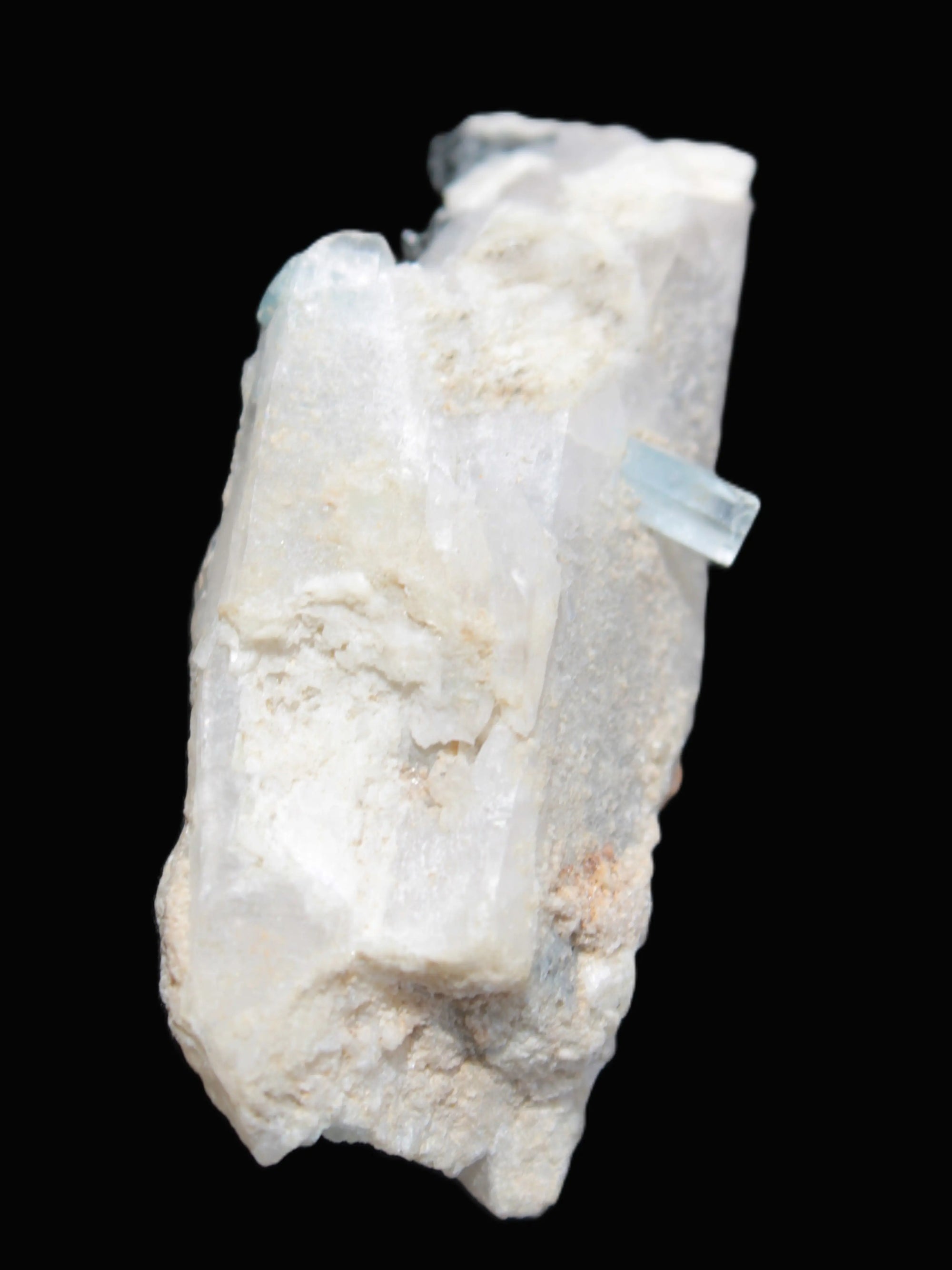 Lemurian Smoky Quartz with tiny Bridge Aquamarine and Blue Tourmaline 136.2 ct 27.2g Rocks and Things Store
