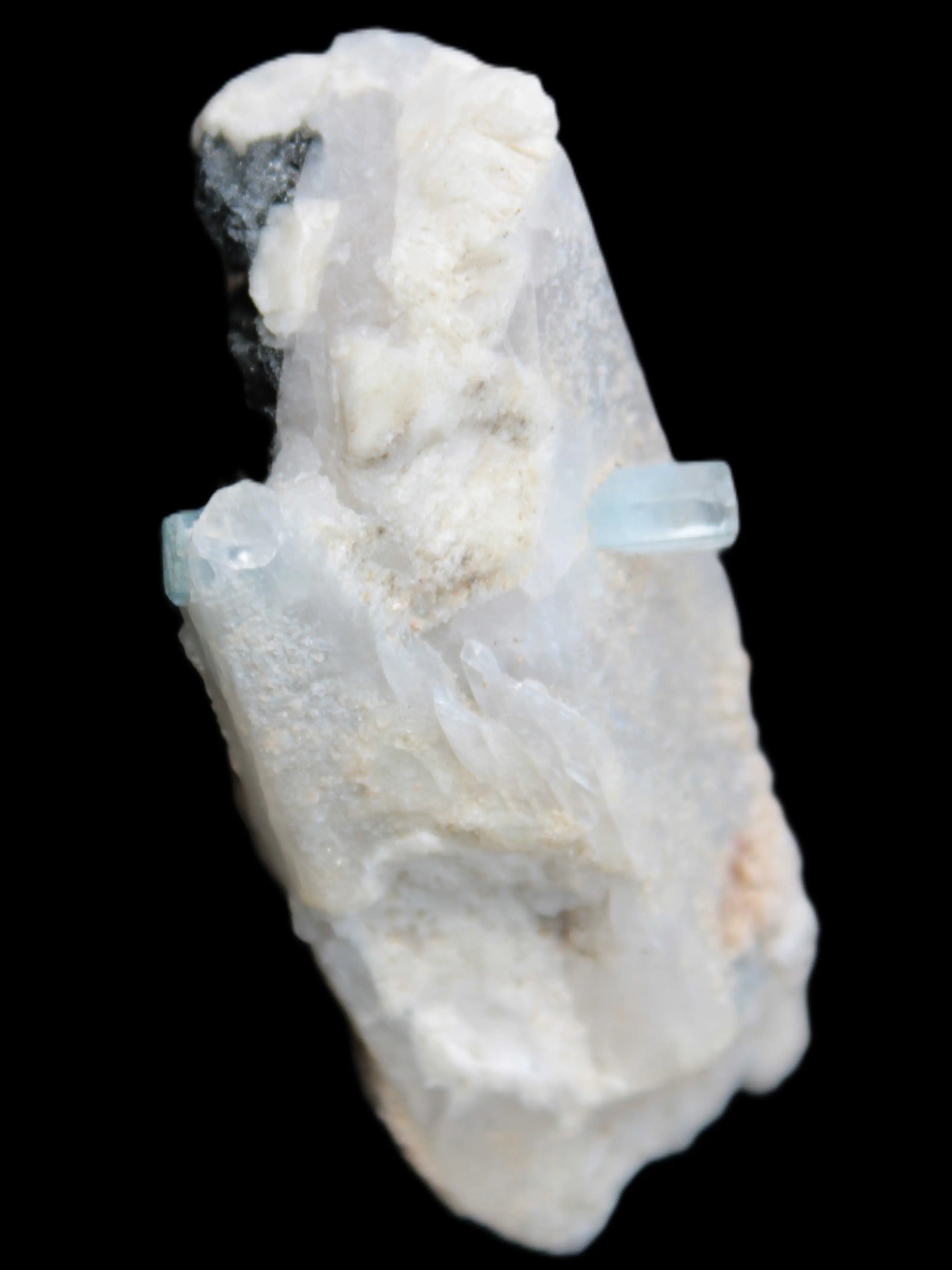 Lemurian Smoky Quartz with tiny Bridge Aquamarine and Blue Tourmaline 136.2 ct 27.2g Rocks and Things Store