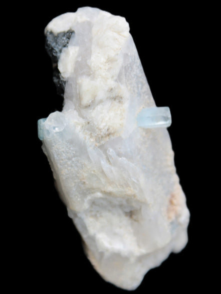 Lemurian Smoky Quartz with tiny Bridge Aquamarine and Blue Tourmaline 136.2 ct 27.2g Rocks and Things Store