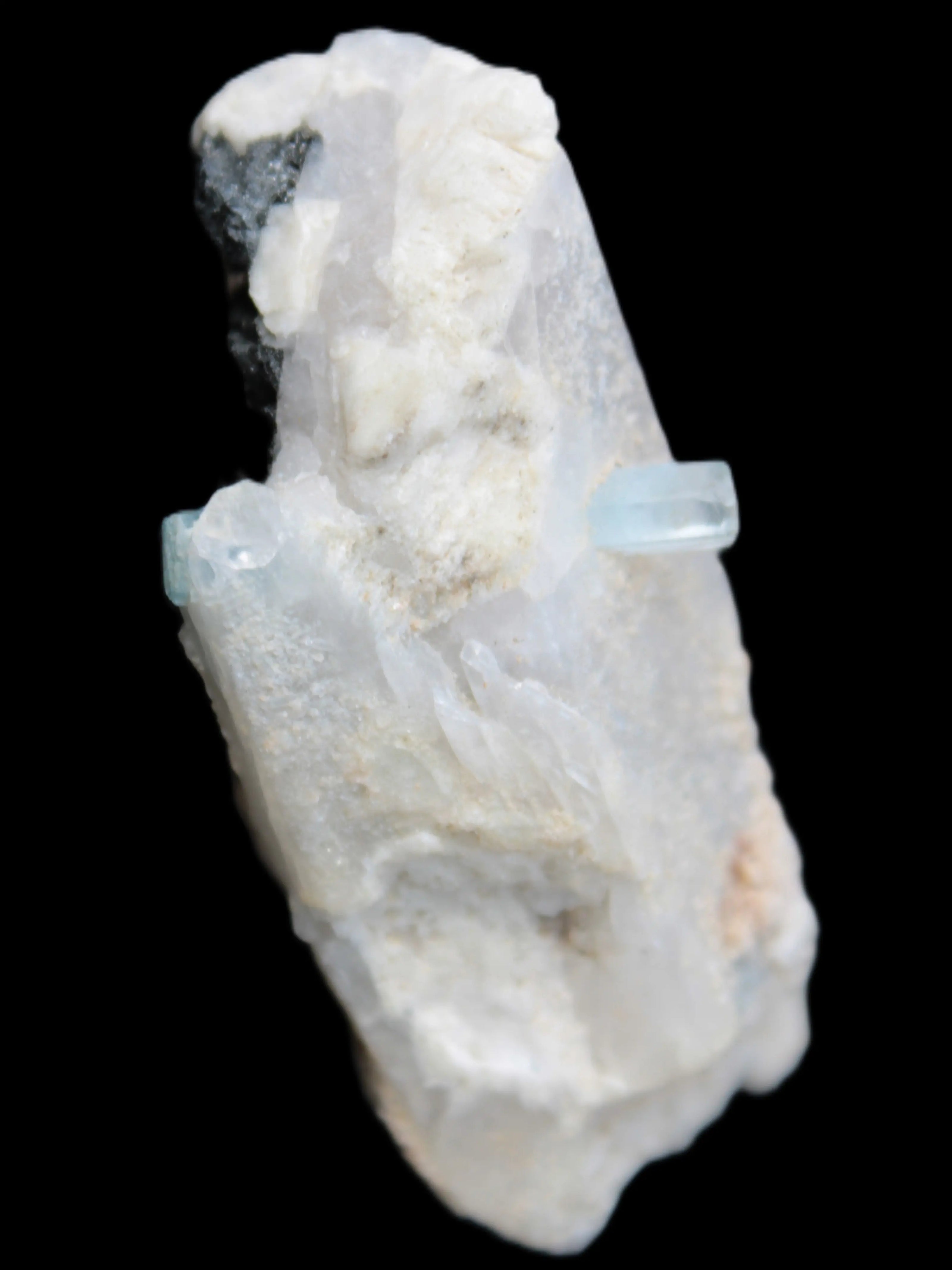 Lemurian Smoky Quartz with tiny Bridge Aquamarine and Blue Tourmaline 136.2 ct 27.2g Rocks and Things Store