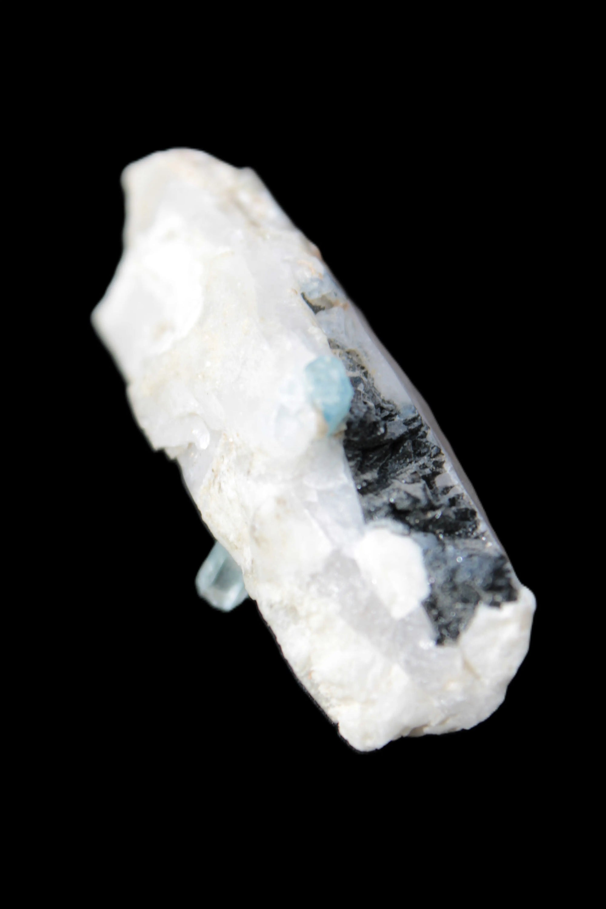 Lemurian Smoky Quartz with tiny Bridge Aquamarine and Blue Tourmaline 136.2 ct 27.2g Rocks and Things Store
