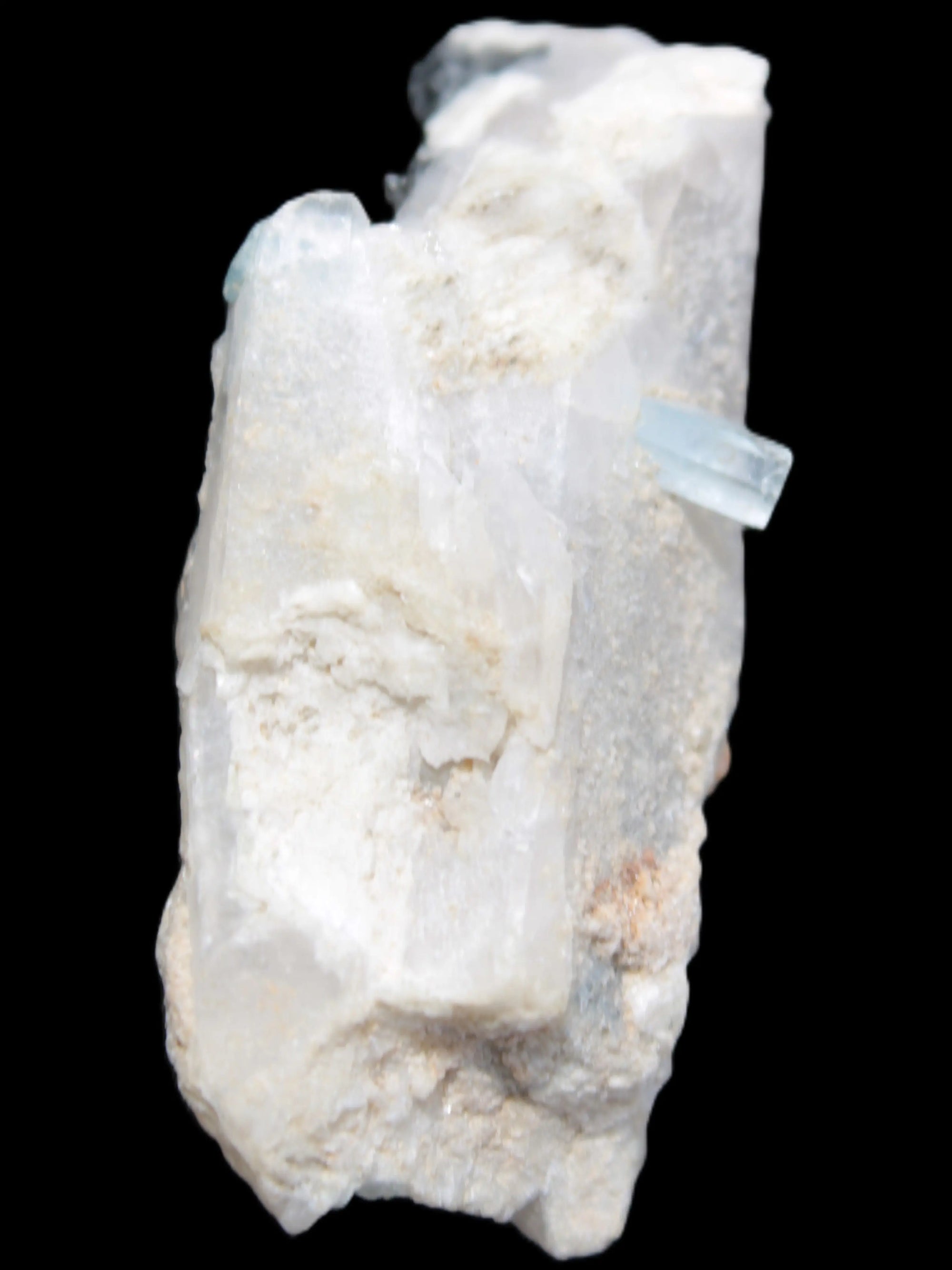 Lemurian Smoky Quartz with tiny Bridge Aquamarine and Blue Tourmaline 136.2 ct 27.2g Rocks and Things Store