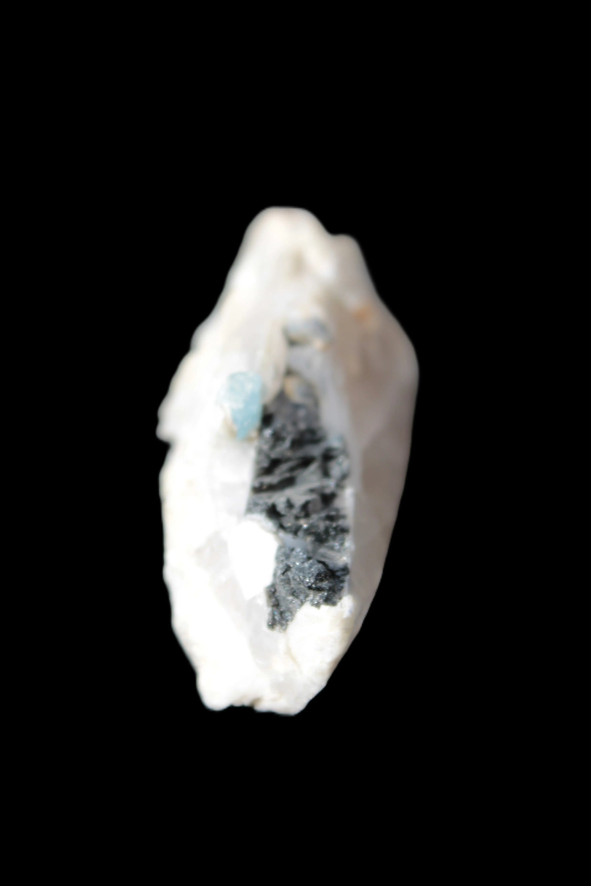 Lemurian Smoky Quartz with tiny Bridge Aquamarine and Blue Tourmaline 136.2 ct 27.2g Rocks and Things Store