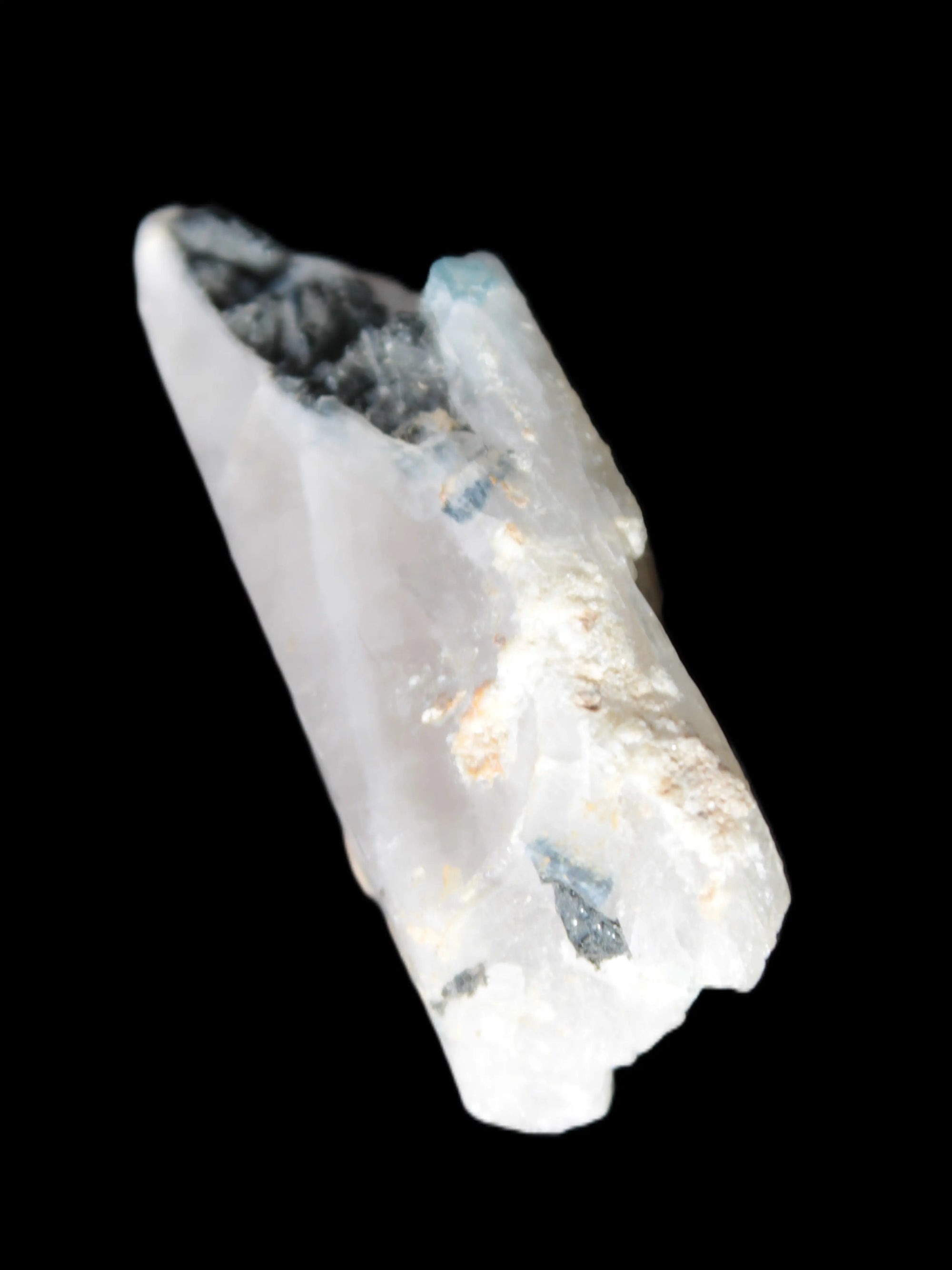 Lemurian Smoky Quartz with tiny Bridge Aquamarine and Blue Tourmaline 136.2 ct 27.2g Rocks and Things Store