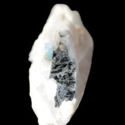 Lemurian Smoky Quartz with tiny Bridge Aquamarine and Blue Tourmaline 136.2 ct 27.2g Rocks and Things Store