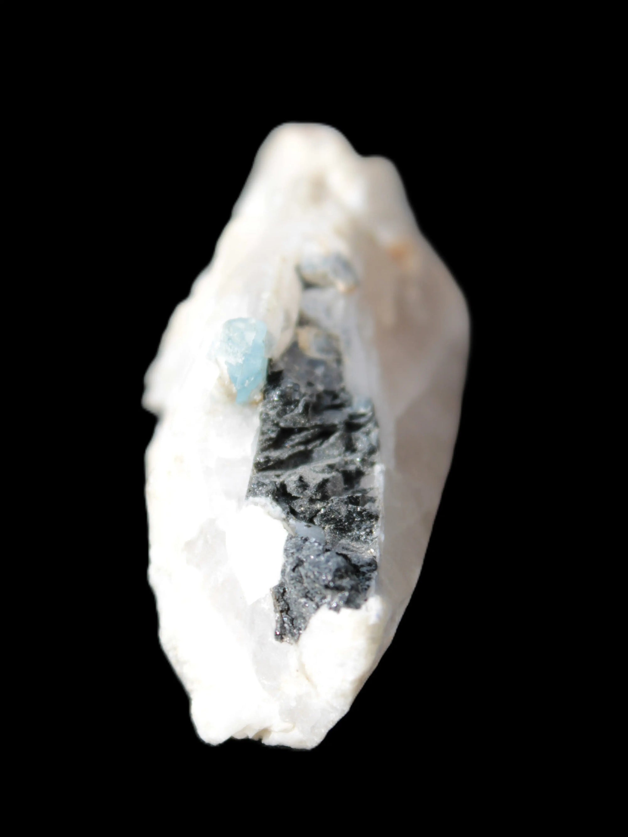 Lemurian Smoky Quartz with tiny Bridge Aquamarine and Blue Tourmaline 136.2 ct 27.2g Rocks and Things Store