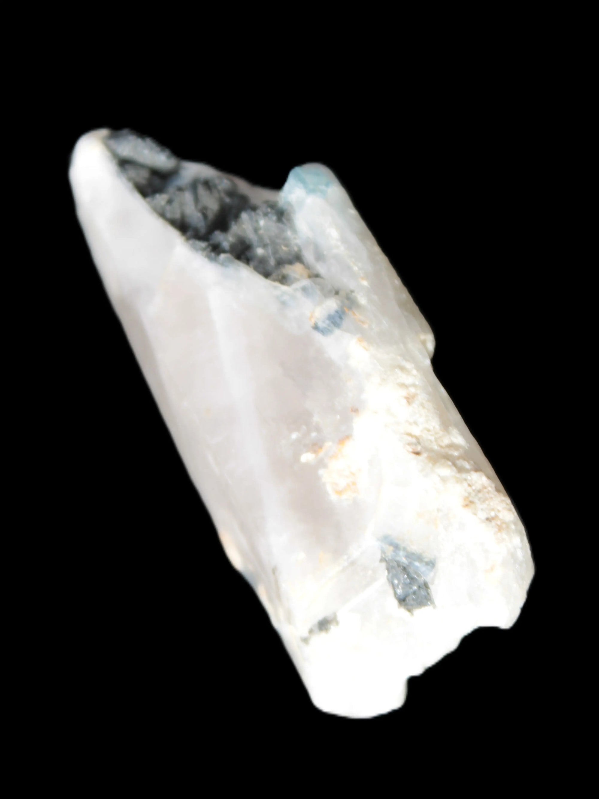 Lemurian Smoky Quartz with tiny Bridge Aquamarine and Blue Tourmaline 136.2 ct 27.2g Rocks and Things Store