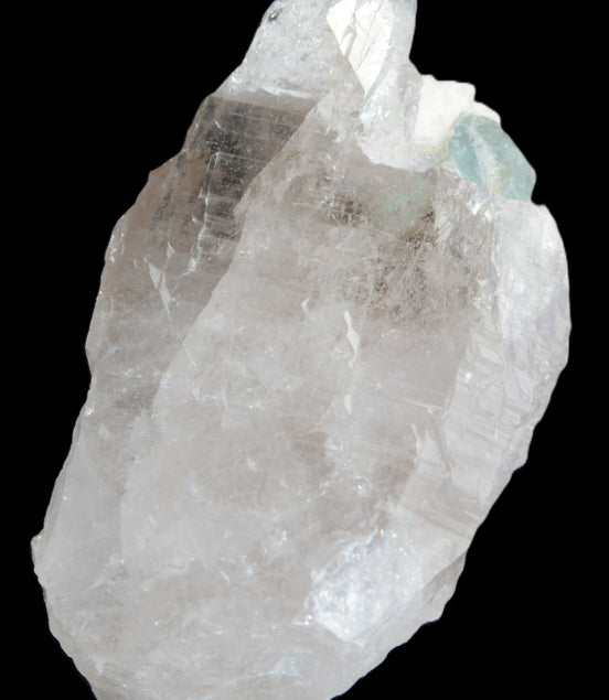 Lemurian etched elestial Smoky Quartz with Aquamarine & Feldspar 432.8ct 86.5g Rocks and Things Store